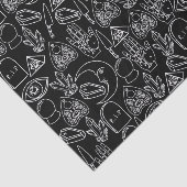 Cute Halloween-weefselpapier Tissuepapier (Detail)