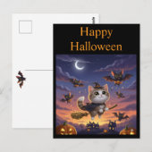 Cute Halloween Witch Briefkaart (Voorkant / Achterkant)