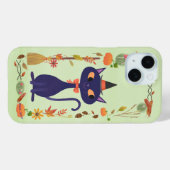 Cute Halloween Witch Cat Case-Mate iPhone Case (Achterkant (horizontaal))