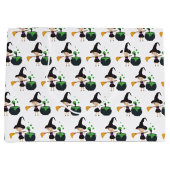 Cute Halloween Witch Groot Cadeauzakje (Voorkant)