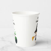 Cute Halloween Witch Happy Halloween Papieren Bekers (Rechts)