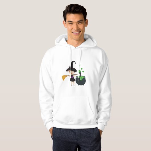 Cute Halloween Witch Hoodie (Voorkant volledig)