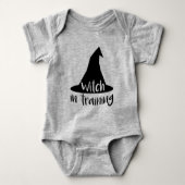 Cute Halloween Witch in training Romper (Voorkant)