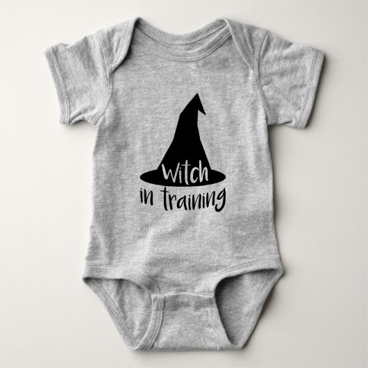 Cute Halloween Witch in training Romper (Voorkant)