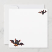 Cute Halloween Witch Kaart (Achterkant)