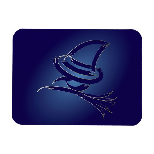 Cute Halloween witch Magneet (Horizontaal)