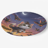 Cute Halloween Witch Papieren Bordje (Gekanteld)