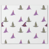 Cute Halloween Witch petten Kinder Party Gift Cadeaupapier (Vlak)