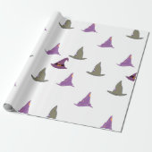 Cute Halloween Witch petten Kinder Party Gift Cadeaupapier (Uitgerold)