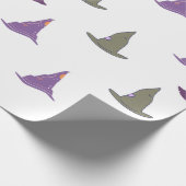 Cute Halloween Witch petten Kinder Party Gift Cadeaupapier (Hoek)