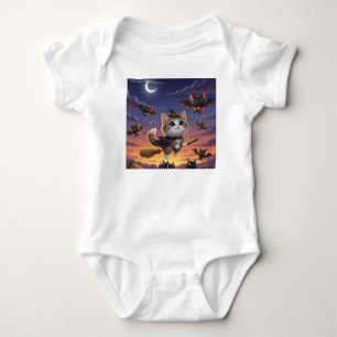 Cute Halloween Witch Romper