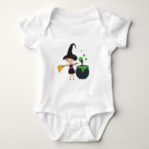 Cute Halloween Witch Romper