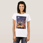 Cute Halloween Witch T-shirt (Voorkant volledig)