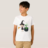 Cute Halloween Witch T-shirt (Voorkant volledig)
