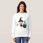 Cute Halloween Witch Trui (Voorkant volledig)