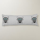 Cute Halloween Wolf Body Pillow Lichaamskussen (Achterkant)
