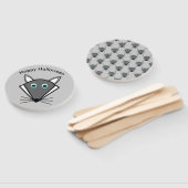 Cute Halloween Wolf Custom Hand Fan Handwaaier (Niet-gemonteerd)