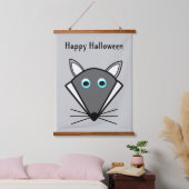 Cute Halloween Wolf Custom Hangend Wandkleed (Slaapkamer)