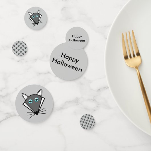 Cute Halloween Wolf Custom Table Confetti (Groep)