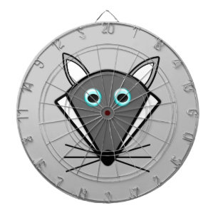 Cute Halloween Wolf Dart Board Dartbord