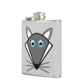 Cute Halloween Wolf Flask Heupfles (Links)