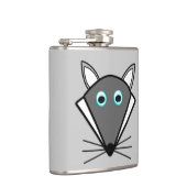 Cute Halloween Wolf Flask Heupfles (Rechts)