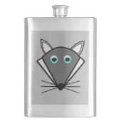 Cute Halloween Wolf Flasks Heupfles (Voorkant)