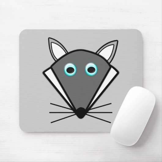 Cute Halloween Wolf Mousepad Muismat (Met muis)