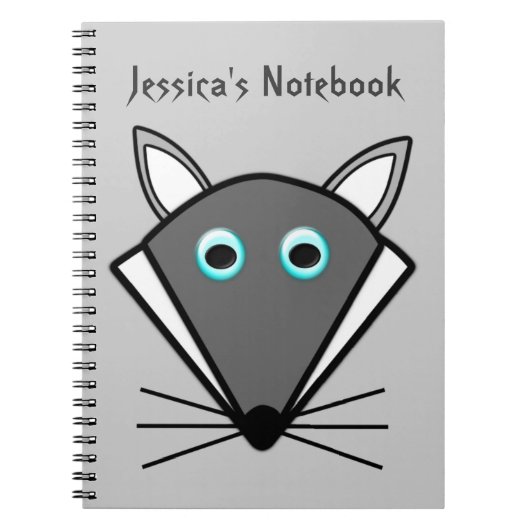Cute Halloween Wolf Notitieboek (Voorkant)