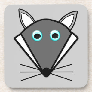 Cute Halloween Wolf Onderzetter