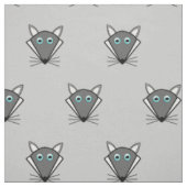 Cute Halloween Wolf patterned Fabric Stof (Swatch)