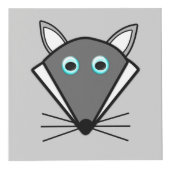 Cute Halloween Wolf Persoonlijk Kubus (Voorkant)
