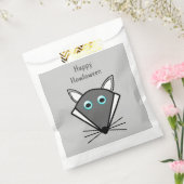 Cute Halloween Wolf Persoonlijke Trick or treat Bedankzakje (Gezegeld)