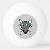 Cute Halloween Wolf Ping Pong Ball (Achterkant)