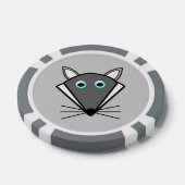 Cute Halloween Wolf Poker Chips (Enkel)