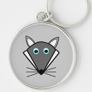 Cute Halloween Wolf Sleutelhanger