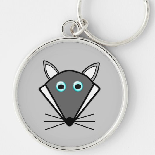 Cute Halloween Wolf Sleutelhanger (Voorkant)