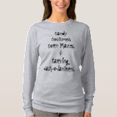 Cute Halloween Word List Women's T-Shirt (Voorkant)