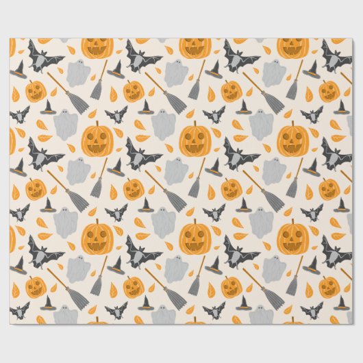Cute halloween Wrapping Paper  Cadeaupapier (Vlak)