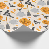 Cute halloween Wrapping Paper  Cadeaupapier (Hoek)
