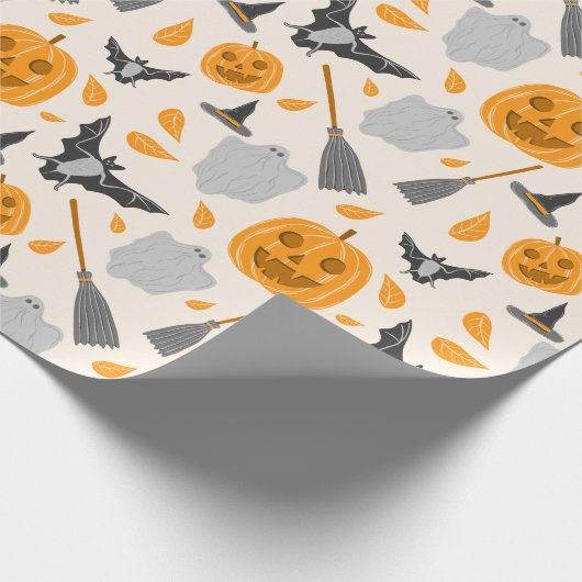 Cute halloween Wrapping Paper  Cadeaupapier (Hoek)