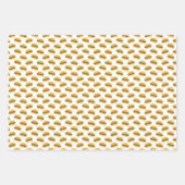 Cute Hamburger Pattern Inpakpapier Vel (Voorkant 3)