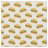 Cute Hamburger Pattern Stof (Close Up)