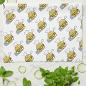 Cute Hamburger Theedoek (Gevouwen)