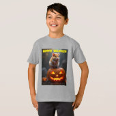 Cute Hammie Halloween Kids T-Shirt (Voorkant volledig)