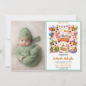 Cute Hamster Birthday Party | Kids Hamster Kaart (Voorkant)