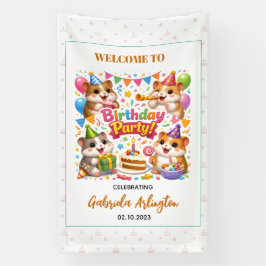 Cute Hamster Birthday Party | Kids Hamster Spandoek