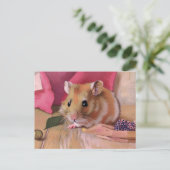 Cute Hamster Briefkaart (Staand voorkant)