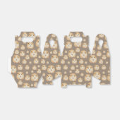 Cute Hamster Brown Pattern Bedankdoosjes (Uitgevouwen)