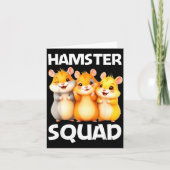 Cute Hamster Design For Men Women Kids Dwarf Hamst Kaart (Voorkant)